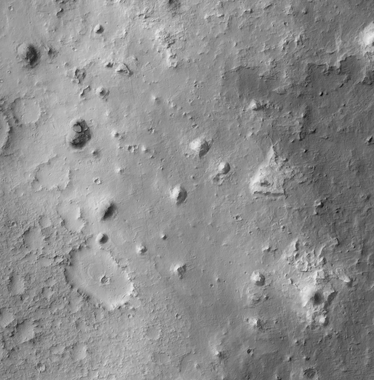 Square-ish grayscale cutout of the terrain